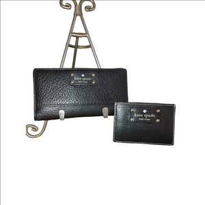 Kate Spade Leather Wallet & Card Wallet
